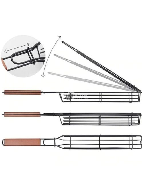 Saslik Sütő Kosár, Grill Kosár