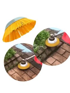  Térkő tisztító és gyomeltávolító kefe