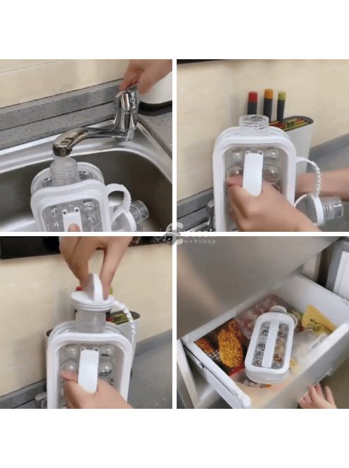 Hordozható Jégkocka Készítő, Jégkulacs