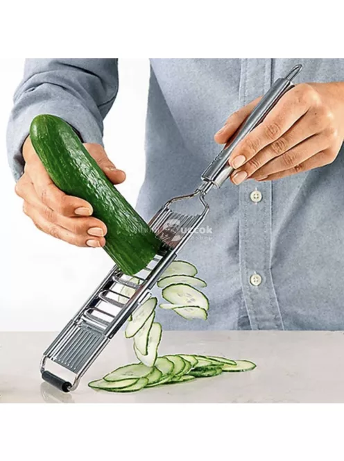 Reszelő, szeletelő 3 cserélhető betéttel