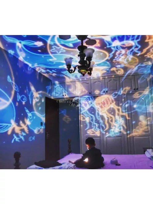 Éjjeli fény, kivetítős lámpa