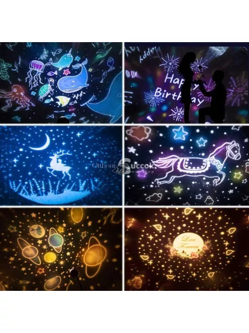 Éjjeli fény, kivetítős lámpa