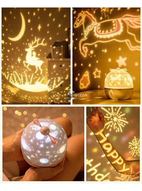 Éjjeli fény, kivetítős lámpa