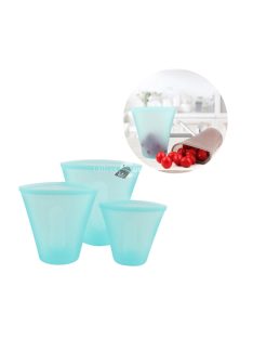 Szilikon Ételtároló 3db -os