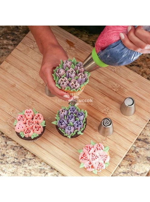 Sütemény Díszítő Készlet Habzsákkal