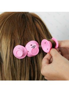 Szilikon hajcsavarók (10 db)