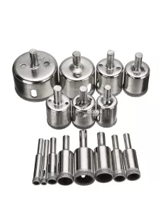 Csempe és Kerámiafúró, Gyémántfúró Szett (15db)