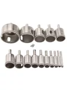 Csempe és Kerámiafúró, Gyémántfúró Szett (15db)