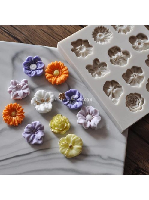 Szilikon fondant forma