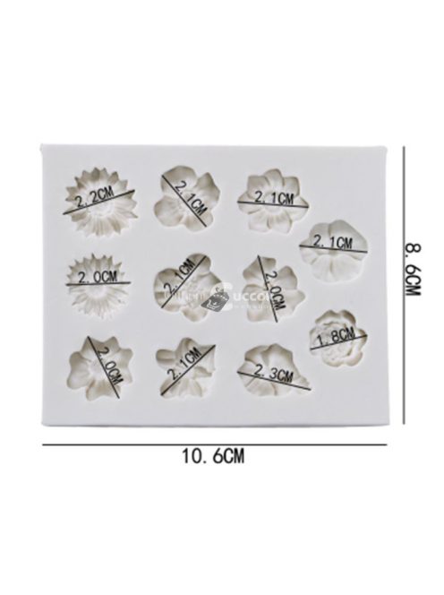 Szilikon fondant forma