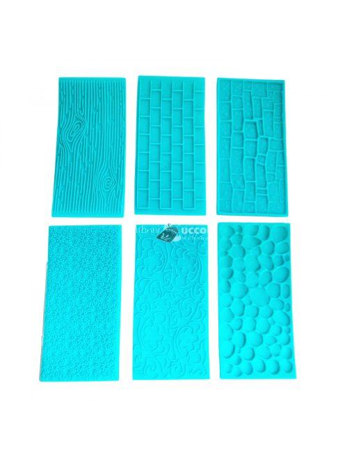 3D torta díszítő forma (6 db)