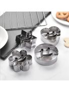 Smiley keksz kiszúró (4 db)