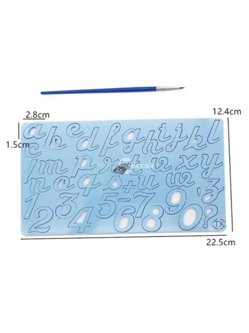 Betűnyomda tortadíszítéshez