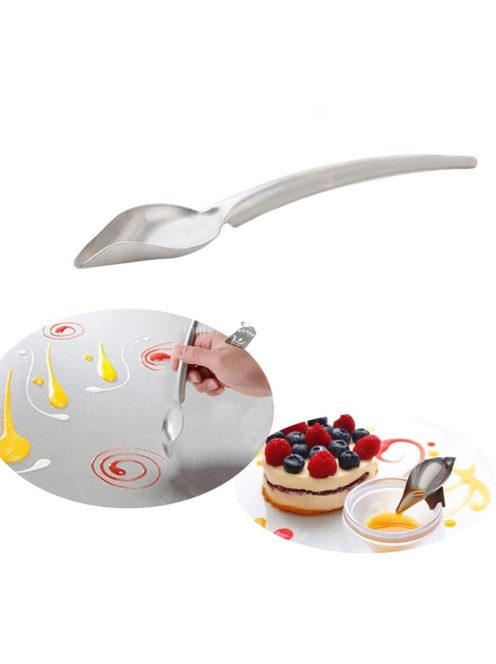 Dekoráló Kanál - Kreatív Cukrászati és Desszert Díszítő Eszköz