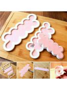 Rózsakészítő forma tortadekorációhoz (3 db)