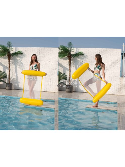 Felfújható hálós matrac pumpával