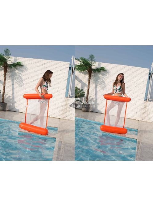 Felfújható hálós matrac pumpával