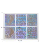 Körömdíszítő sablon