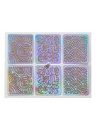 Körömdíszítő sablon