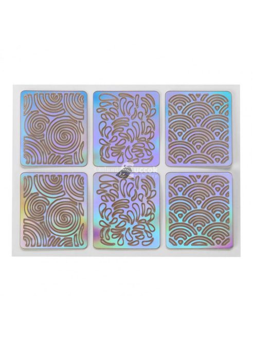 Körömdíszítő sablon