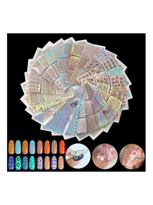 Körömdíszítő sablon