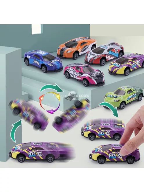 Átfordulós Autó, Matchbox (3db a csomagban)