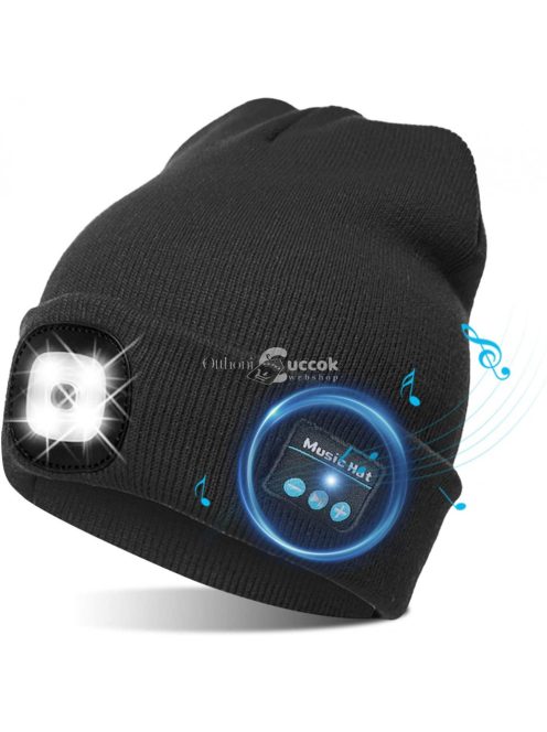 Bluetooth sapka LED világítással
