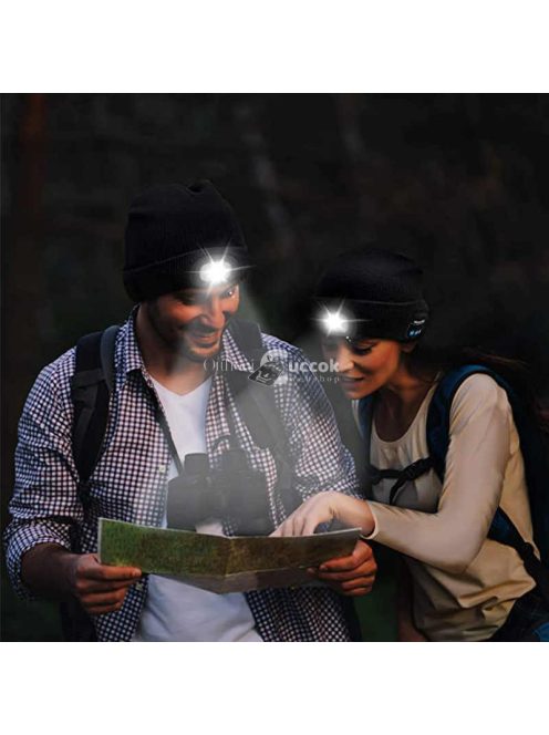 Bluetooth sapka LED világítással