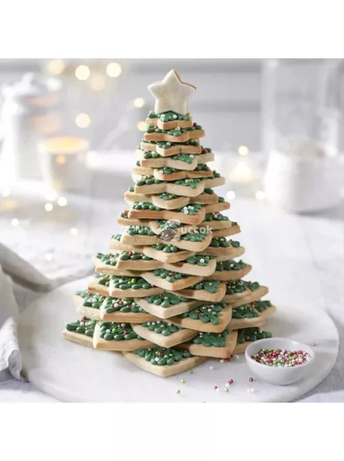 Mézeskalács karácsonyfa kiszúró szet