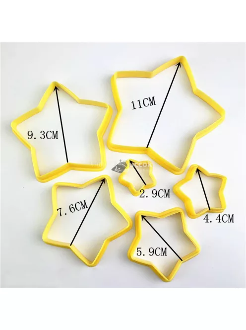 Mézeskalács karácsonyfa kiszúró szet