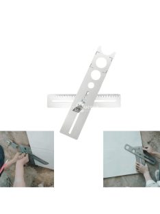 Vonalzó sablon, barkács vonalzó