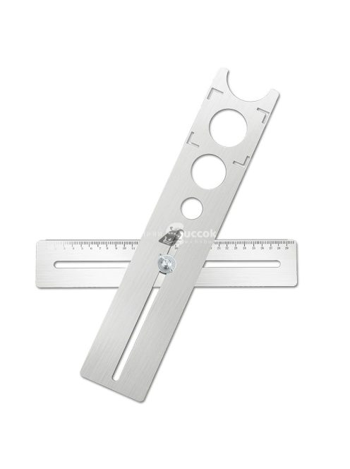 Vonalzó sablon, barkács vonalzó