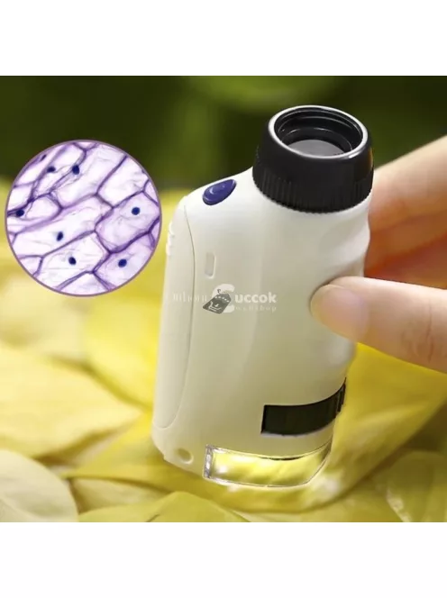 Zsebmikroszkóp 120X-os Nagyítással