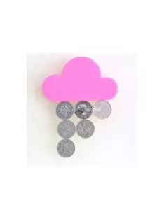 Felhő alakú mágneses fali kulcstartó