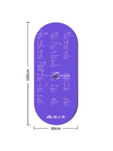 Csúszásmentes fitnesz szőnyeg