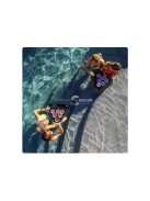 Felfújható háromszög sapkás sörpong játék