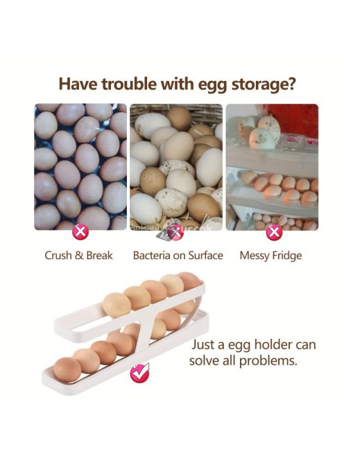 2 darabos Tojástartó Hűtőszekrénybe