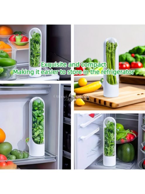 Frissentartó tároló zöldségekhez és fűszernövényekhez