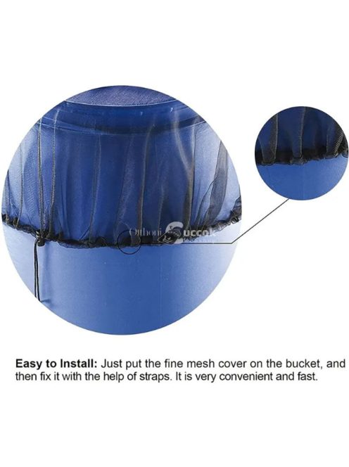 Állítható levélfogó háló esőgyűjtő tartályhoz