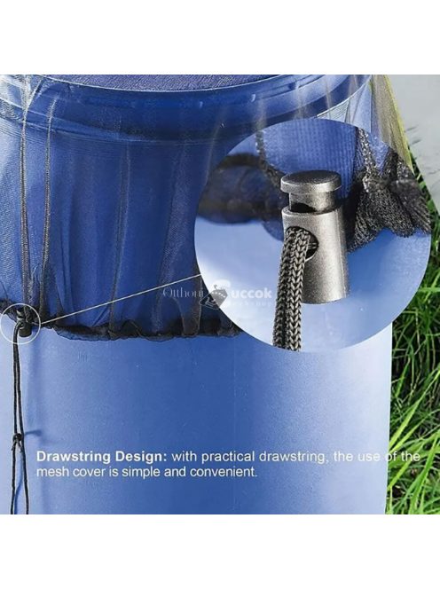 Állítható levélfogó háló esőgyűjtő tartályhoz