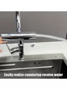 Univerzális fröccsenésgátló adapter csapra