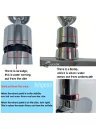 Univerzális fröccsenésgátló adapter csapra