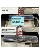 Univerzális fröccsenésgátló adapter csapra