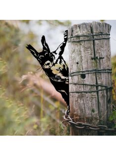 Mókus alakú kerítésdísz