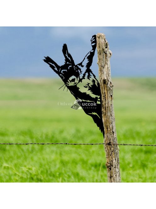 Mókus alakú kerítésdísz