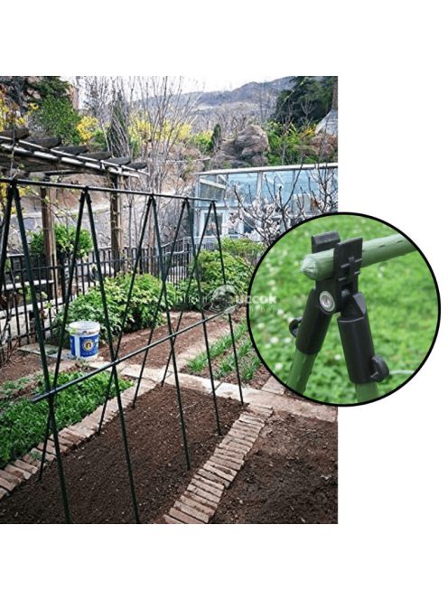 3db Összekapcsoló elem, csipesz növényfuttató állványhoz