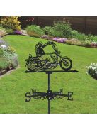 Retro szélkakas, motoros dizájnnal