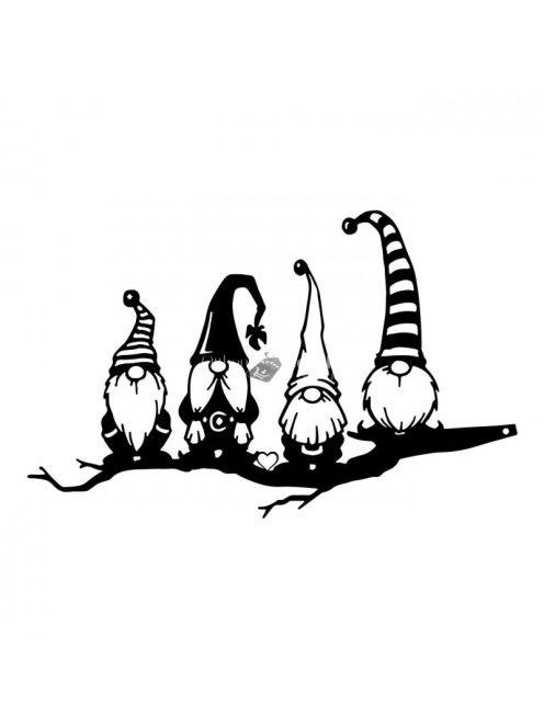 Karácsonyi manók kerti dekoráció