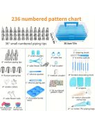 236 db-os Torta díszítő készlet