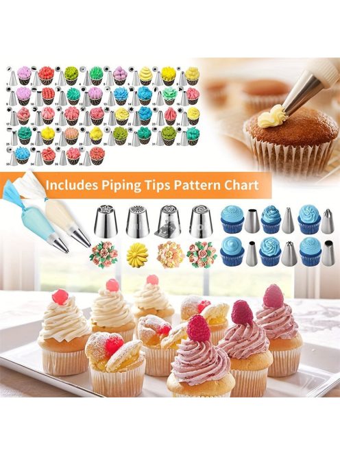 236 db-os Torta díszítő készlet